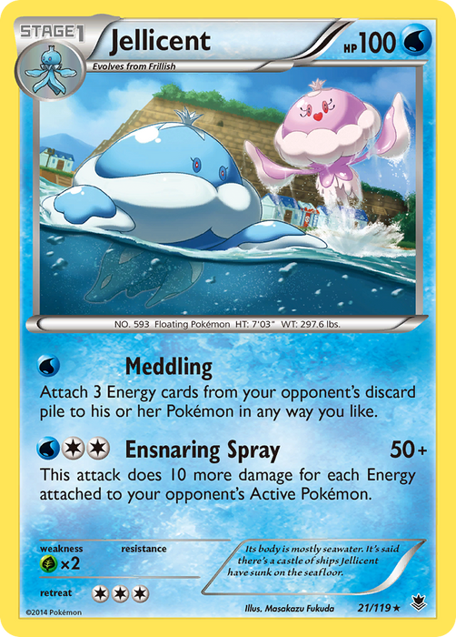 Jellicent (21/119) [XY: Phantom Forces]