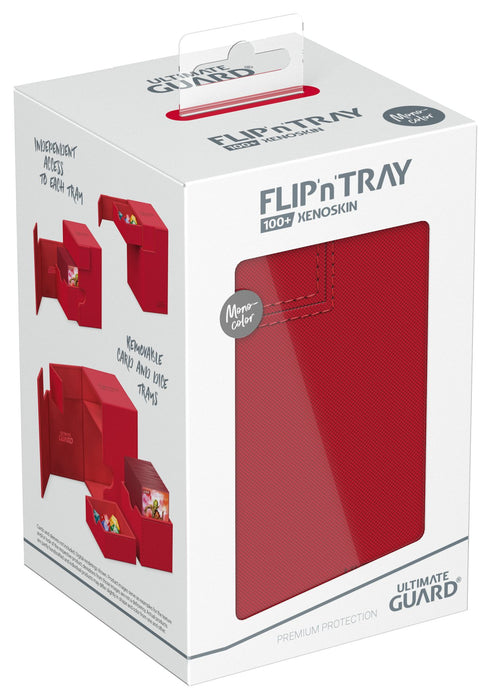 Ultimate Guard | Flip N' Tray Xenoskin | 100+ (Red)
