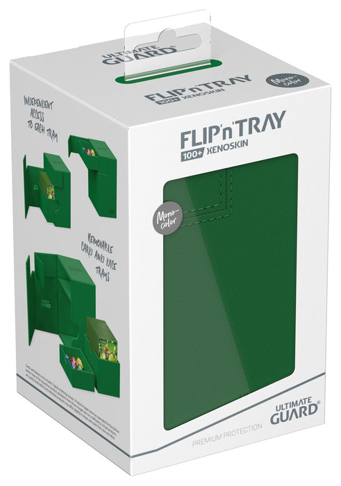 Ultimate Guard | Flip N' Tray Xenoskin | 100+ (Green)