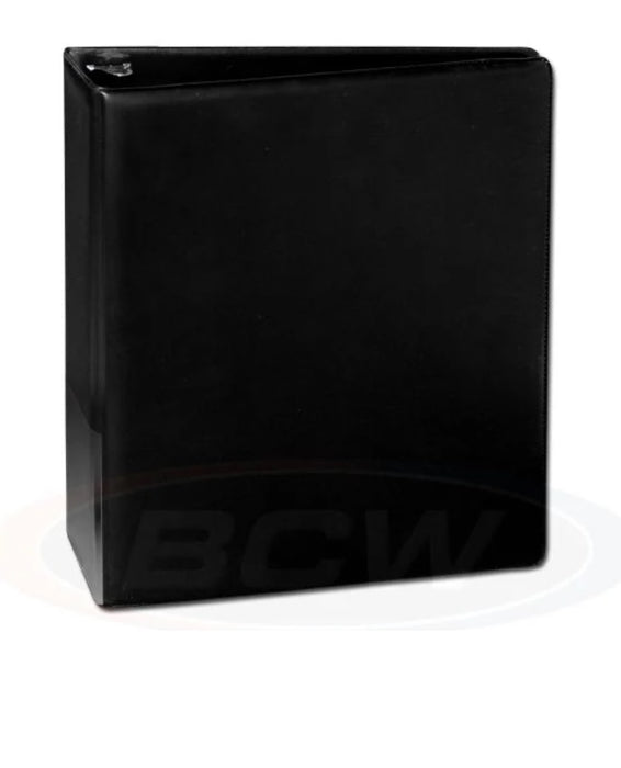 BCW | 3-Ring Binder | 2 Inch Album Plain (Black)