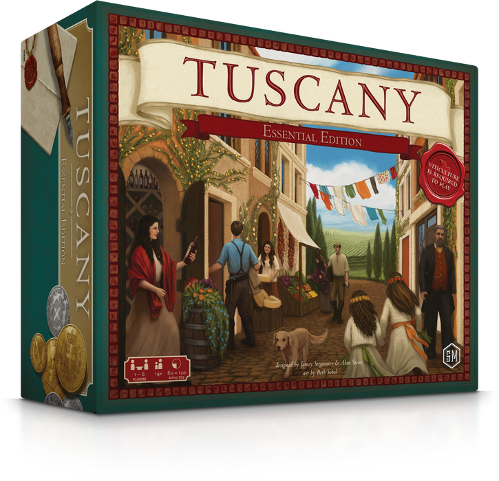 Stonemaier Games | Board Games | Tuscany: Essential Edition