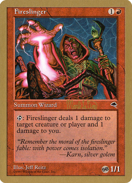 Fireslinger (Mark Le Pine) (SB) [World Championship Decks 1999]