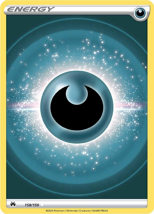 Darkness Energy (158/159) (Texture Full Art) [Sword & Shield: Crown Zenith]