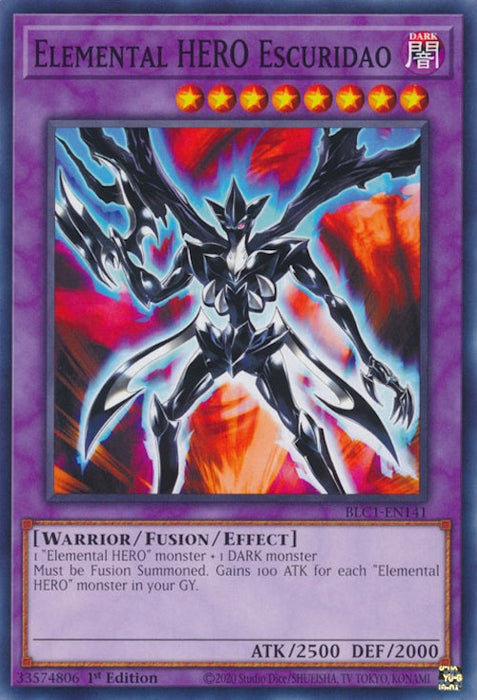 Elemental HERO Escuridao [BLC1-EN141] Common