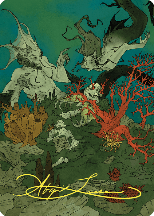 Curiosity Art Card (Gold-Stamped Signature) [Wilds of Eldraine Art Series]