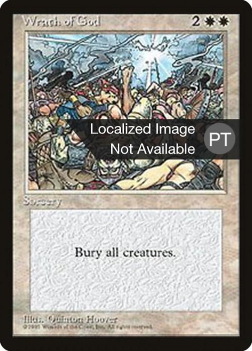 Wrath of God [Fourth Edition (Foreign Black Border)]