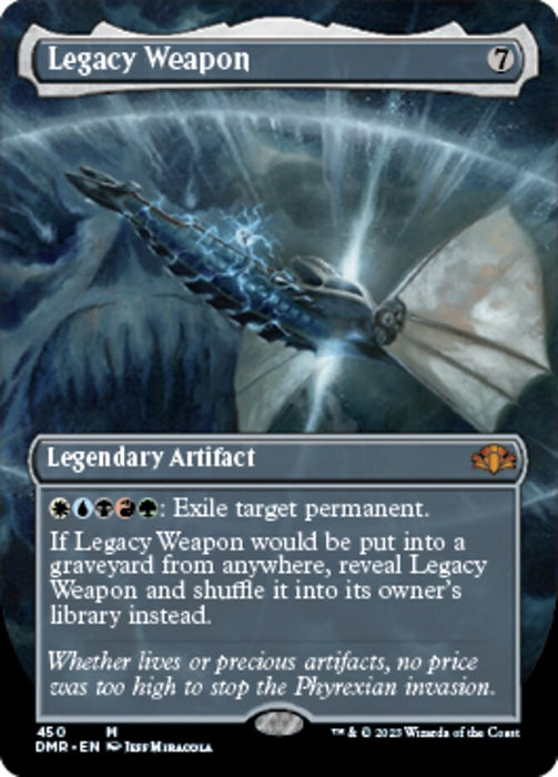 Legacy Weapon (Borderless Alternate Art) [Dominaria Remastered]