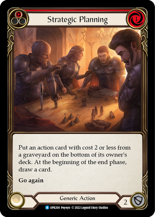 Strategic Planning (Red) [UPR200] (Uprising)  Rainbow Foil