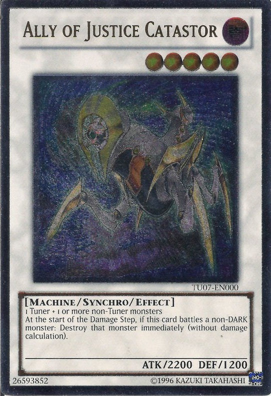 yugioh ally of justice cards Ally of Justice Catastor [TU07-EN000] Ultimate Rare — Gray Gauntlet Games