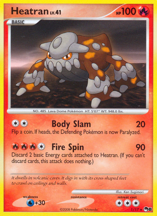 Heatran (1/17) [POP Series 8]