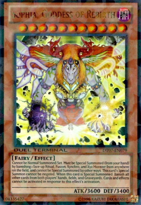 Sophia, Goddess of Rebirth [DT07-EN079] Ultra Rare