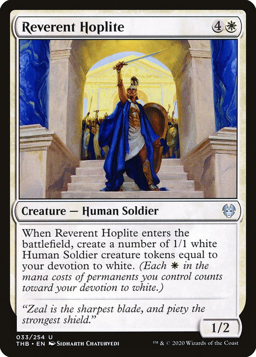 Reverent Hoplite [Theros Beyond Death]