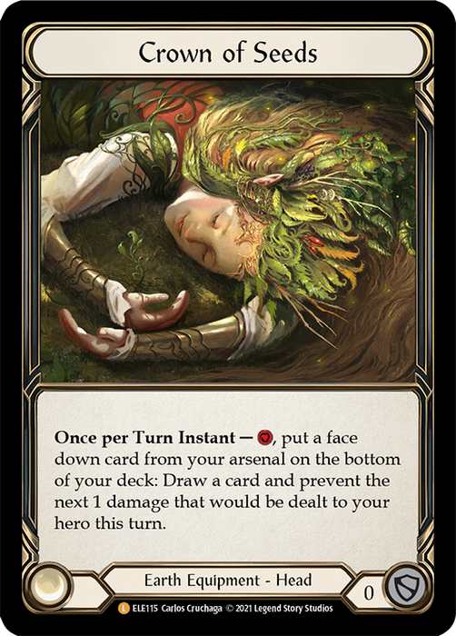 Crown of Seeds [ELE115] (Tales of Aria)  1st Edition Cold Foil