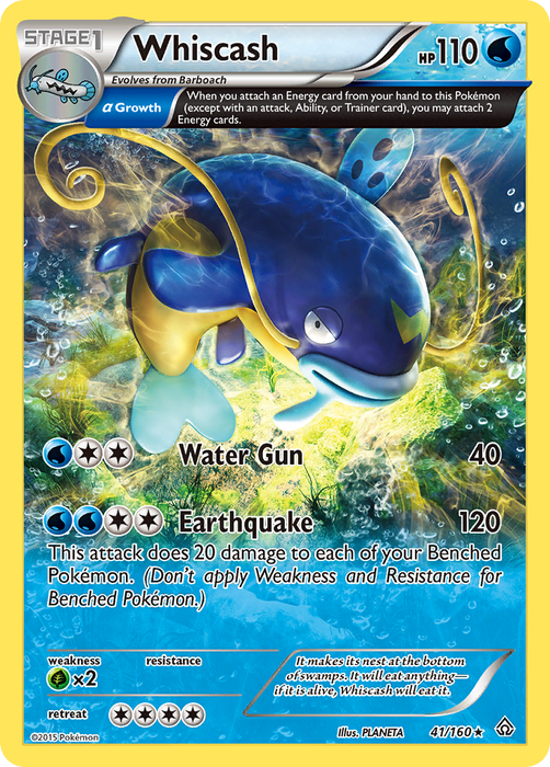 Whiscash (41/160) [XY: Primal Clash]