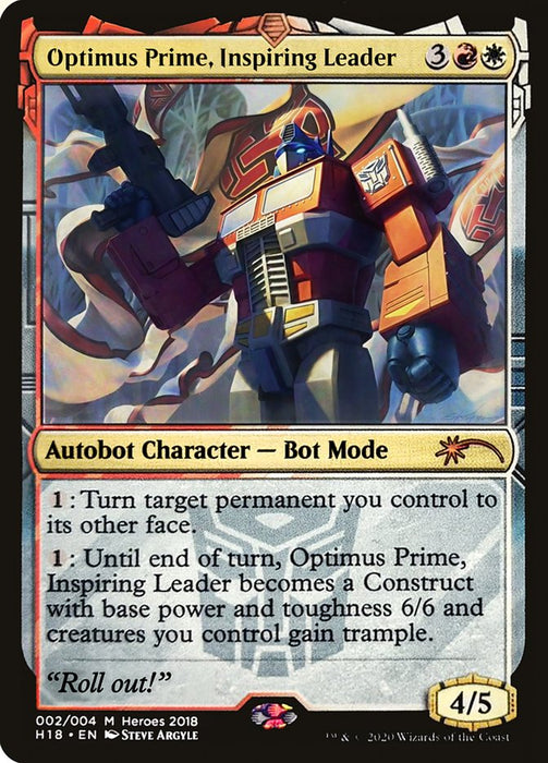 Optimus Prime, Inspiring Leader [Heroes of the Realm 2018]