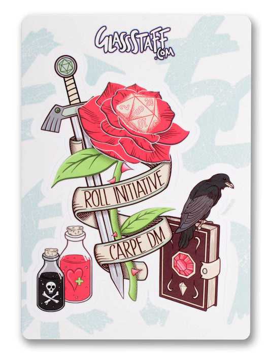 Glass Staff | Vinyl Sticker | Carpe DM