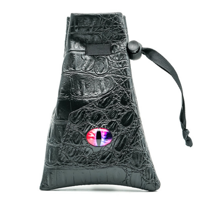 Foam Brain | Dice Bag | Black Leatherette (Changeling Eye)