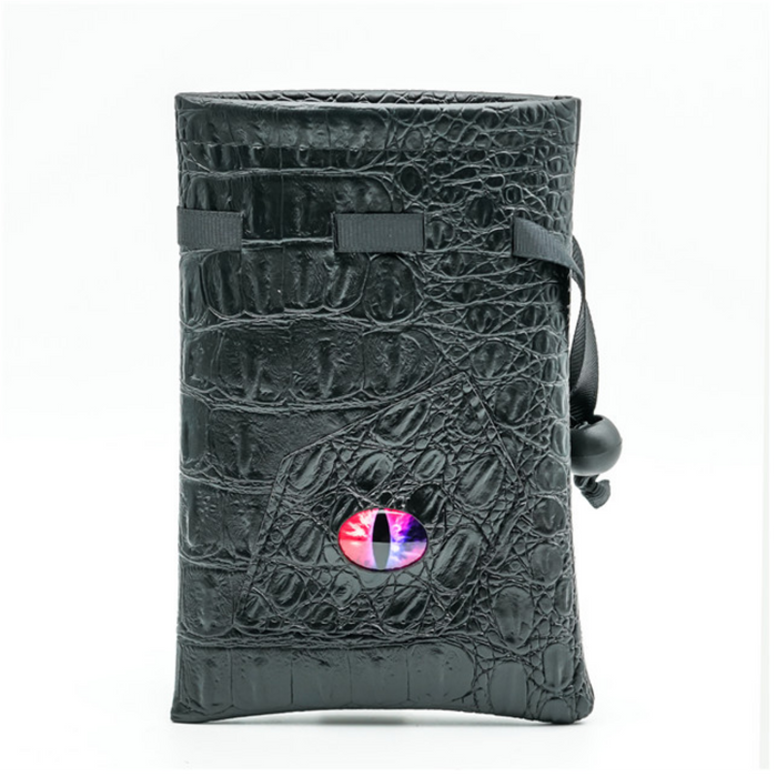 Foam Brain | Dice Bag | Black Leatherette (Changeling Eye)