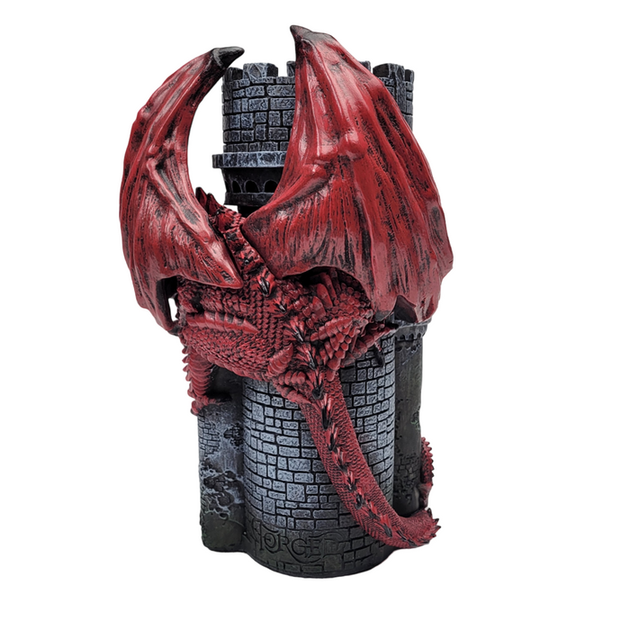 Forged Gaming | Dice Tower | Dragons Keep (Red)