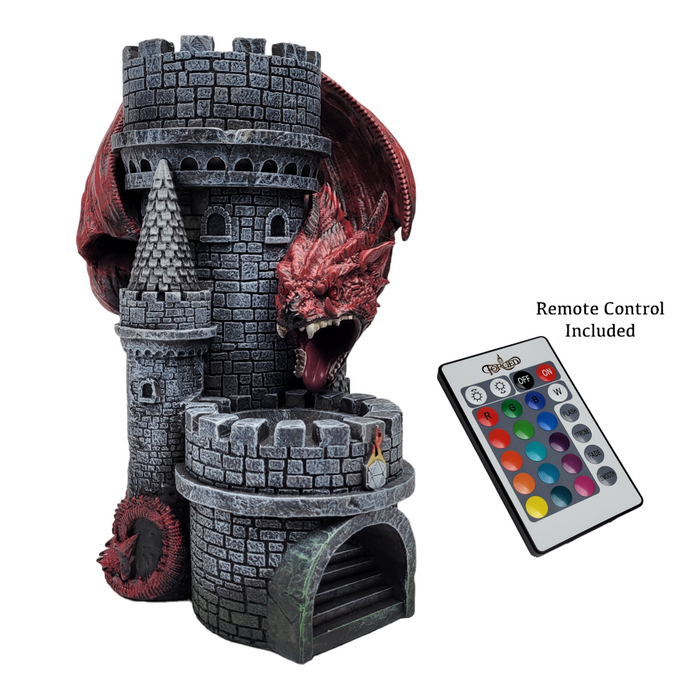 Forged Gaming | Dice Tower | Dragons Keep (Red)