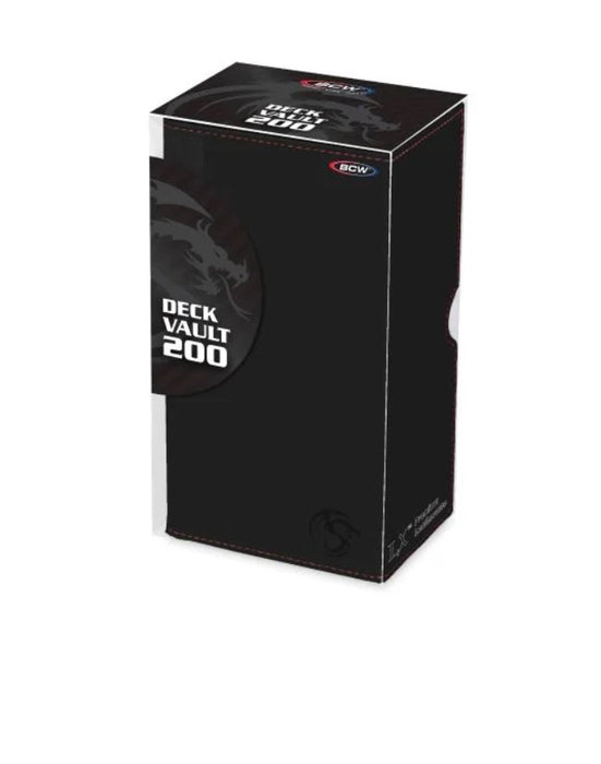 BCW | Deck Box | Deck Vault LX 200 (Black)