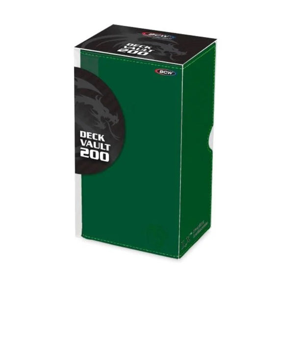 BCW | Deck Box | Deck Vault LX 200 (Green)