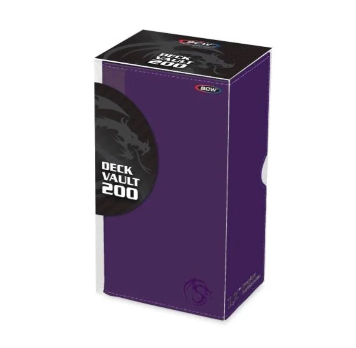 BCW | Deck Box | Deck Vault LX 200 (Purple)