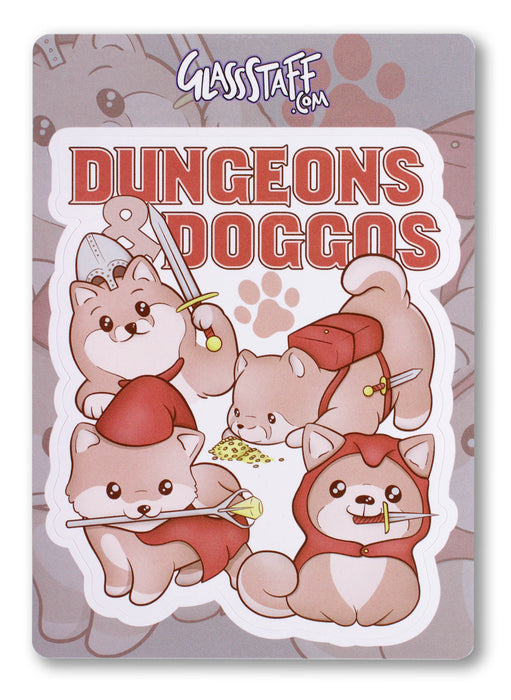 Glass Staff | Vinyl Sticker | Dungeons & Doggos