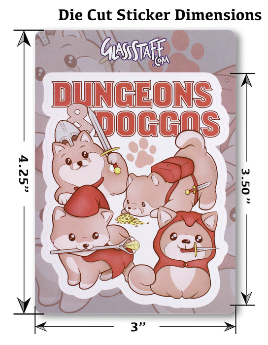 Glass Staff | Vinyl Sticker | Dungeons & Doggos