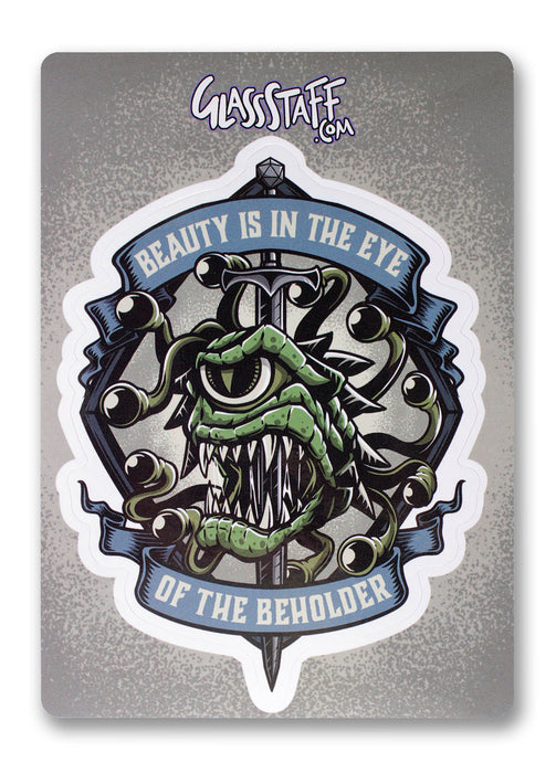 Glass Staff | Vinyl Sticker | Eye of the Beholder