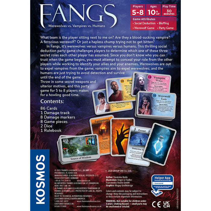 Fangs: Werewolves vs. Vampires vs. Humans