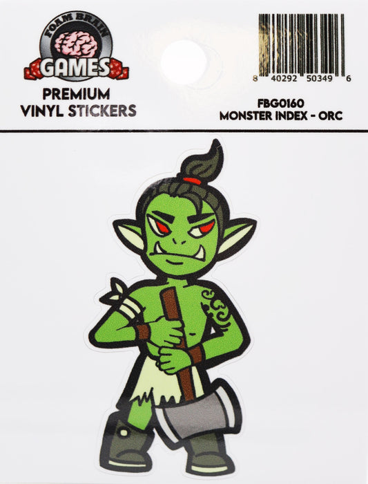 Foam Brain | Monster Index Sticker | Orc