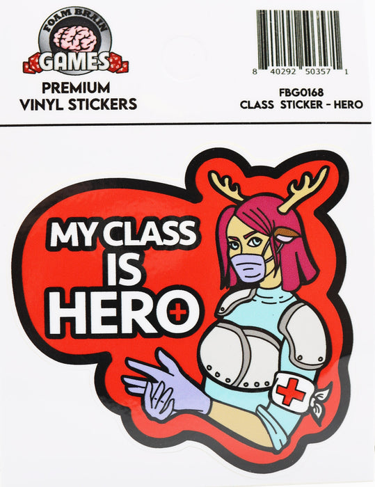 Foam Brain | Class Sticker | My Class Is Hero