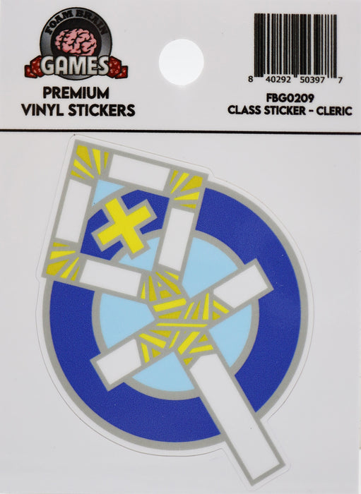 Foam Brain | Class Sticker | Cleric