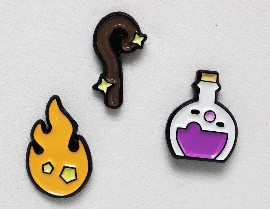 Foam Brain | Mini Enamel Pins | Magic Pack