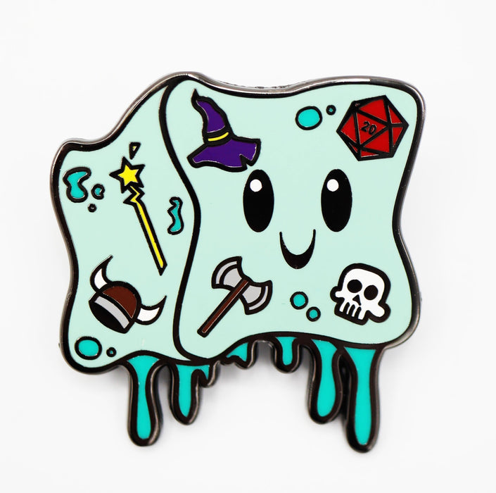 Foam Brain | Enamel Pin | Gelly Cube