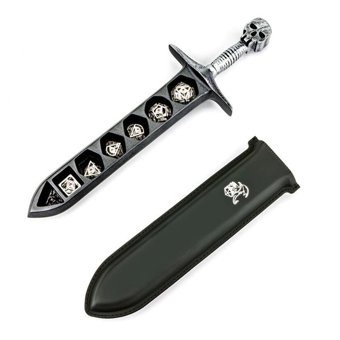Hymn of the Ghost | Dice Case | Grim Dagger (Silver)