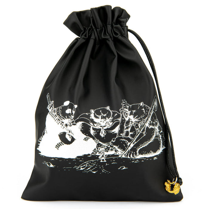 Hymn of the Ghost | Leather Dice Bag | Werebears (Black)