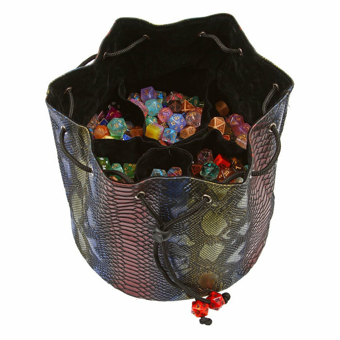 Forged Gaming | Dice Bag | Pouch of the Endless Hoard (Rainbow Dragon)