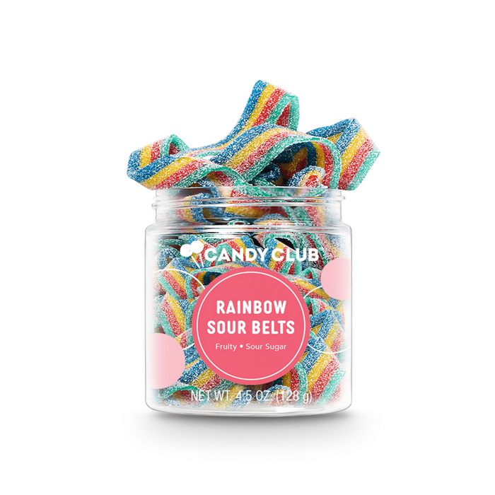 Candy Club | Rainbow Sour Belts