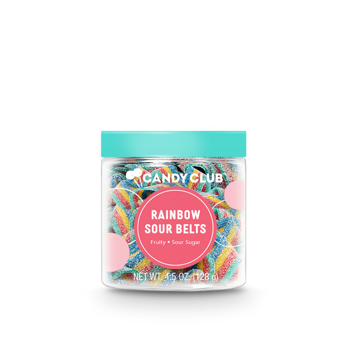 Candy Club | Rainbow Sour Belts