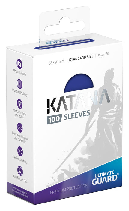 Katana Sleeves | Standard | Ideal Fit | 100ct (Blue)