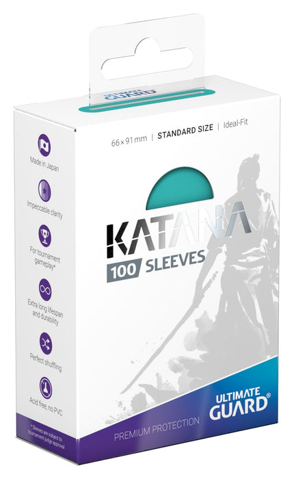 Katana Sleeves | Standard | Ideal Fit | 100ct (Turquoise)