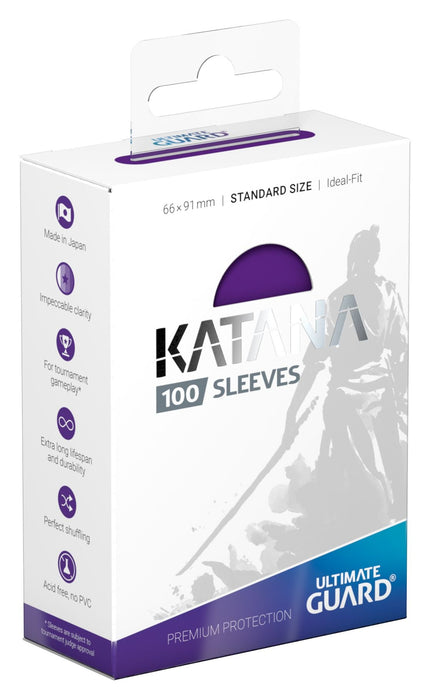 Katana Sleeves | Standard | Ideal Fit | 100ct (Purple)