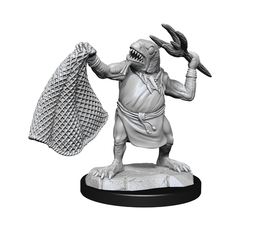 D&D Nolzur's Marvelous Unpainted Minis | Kuo-Toa & Kuo-Toa Whip