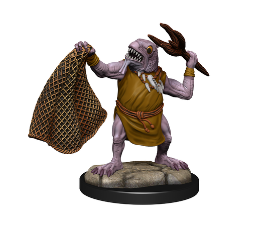 D&D Nolzur's Marvelous Unpainted Minis | Kuo-Toa & Kuo-Toa Whip