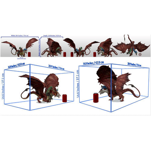 D&D | Icons of the Realms | Gargantuan Tiamat