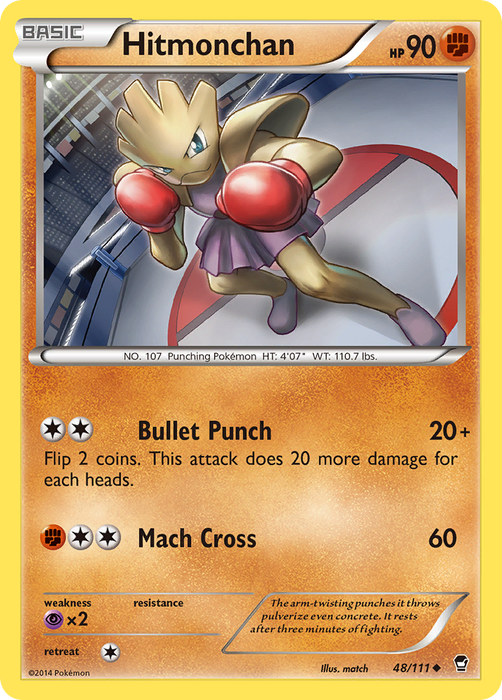 Hitmonchan (48/111) [XY: Furious Fists]