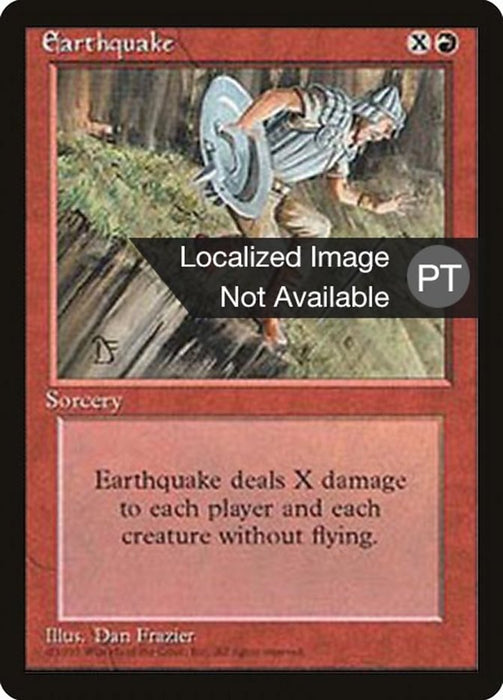 Earthquake [Fourth Edition (Foreign Black Border)]