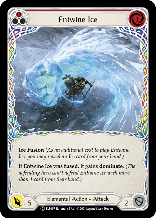 Entwine Ice (Red) [U-ELE097] (Tales of Aria Unlimited)  Unlimited Normal